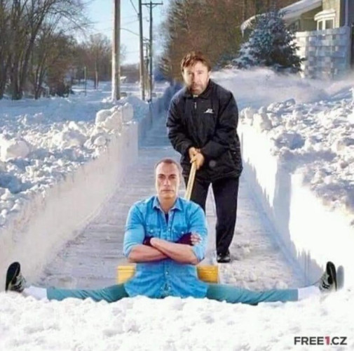 Čo robí JCVD na vychodze?